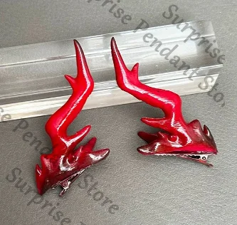 Arknights Nian Hair Clip Headwear Barrette Hairclip Hair Slide Fastener Hairs Ornaments Accessory 10cm Cosplay Game Props Fans