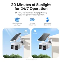 Baseus Security X1 Pro Outdoor Dual Camera Wireless 3K Camera Solar Panel Face Recognition Smart AI Tracking Security Camera 5