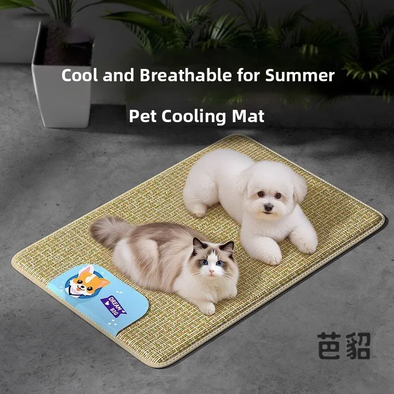 

Ice Pad Dog Bed Sleeping Mat Pet Mat for Dogs And Cats Summer Cool Mat All Season Universal Pet Home Comfortable Sleeping Mat