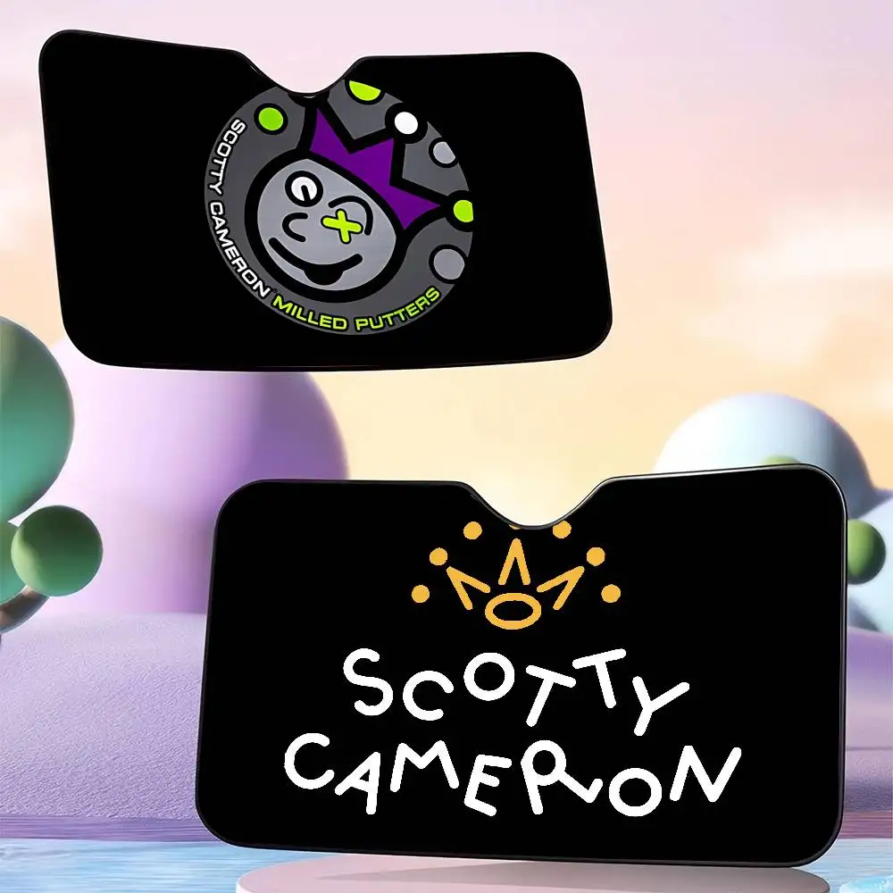 

Классический роскошный S-Scotty логотип C-Cameron на заказ мультфильм аниме лобовое стекло автомобиля солнцезащитный козырек складной солнцезащитный козырек автомобильные оконные шторы