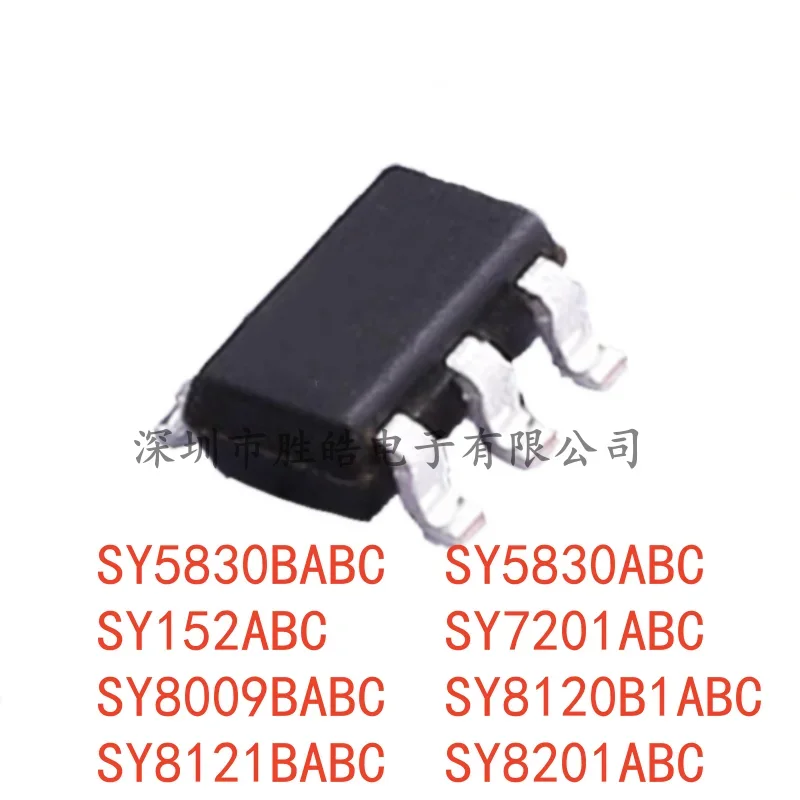 

(5PCS) SY5830BABC / SY5830ABC / SY152ABC /SY7201ABC /SY8009BABC /SY8120B1ABC /SY8121BABC /SY8201ABC SOT23-6 Integrated Circuit