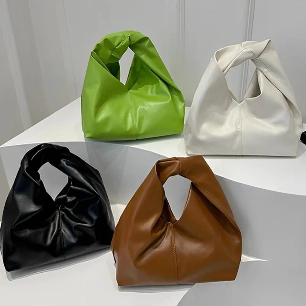 

Мягкая однотонная сумка подмышки, модная женская сумка большой вместимости, многофункциональная сумка-тоут из искусственной кожи для девочек