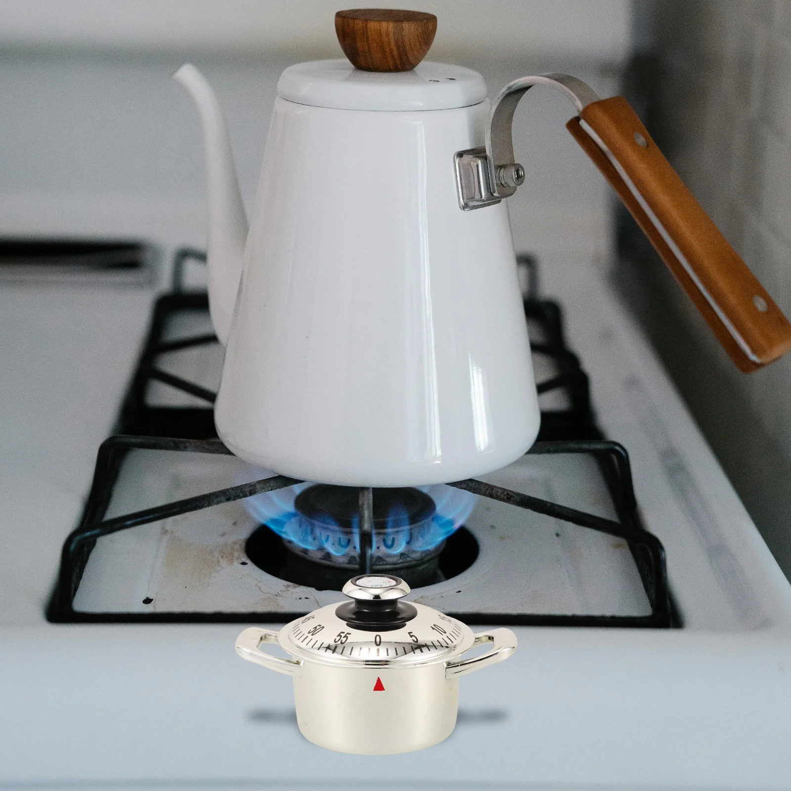 

Kitchen 60 Minute Mechanical Countdown Timer Digital Display Lightweight Compact For Cooking Baking Soup Egg Oven Use