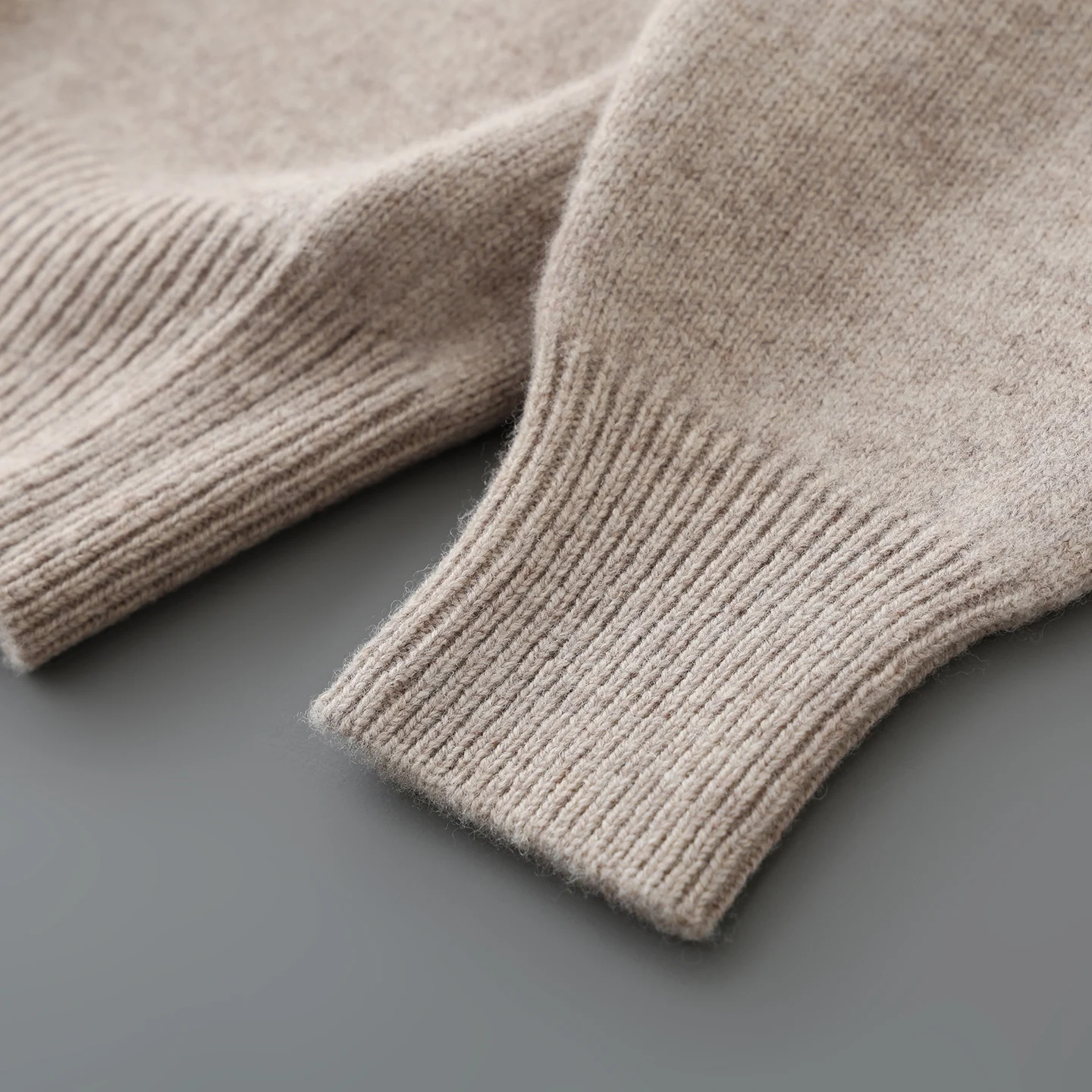 New Men Knitted Half Zipper Style Pullover Pure Australian Wool Business Sweater Half-height Neck High quality Thicken Warm Tops