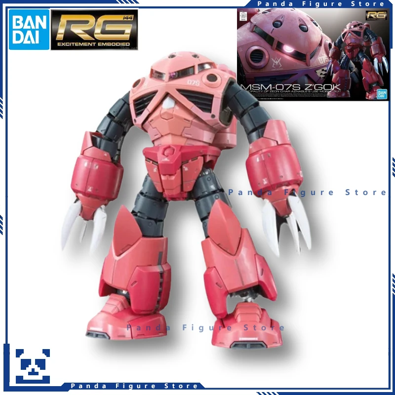 

Bandai Original RG 1/144 MSM-07S Z'GOK экшн-фигурка GUNDAM аниме игрушка для мальчиков, модель Mecha, Подарочный комплект для сборки, коллекционная