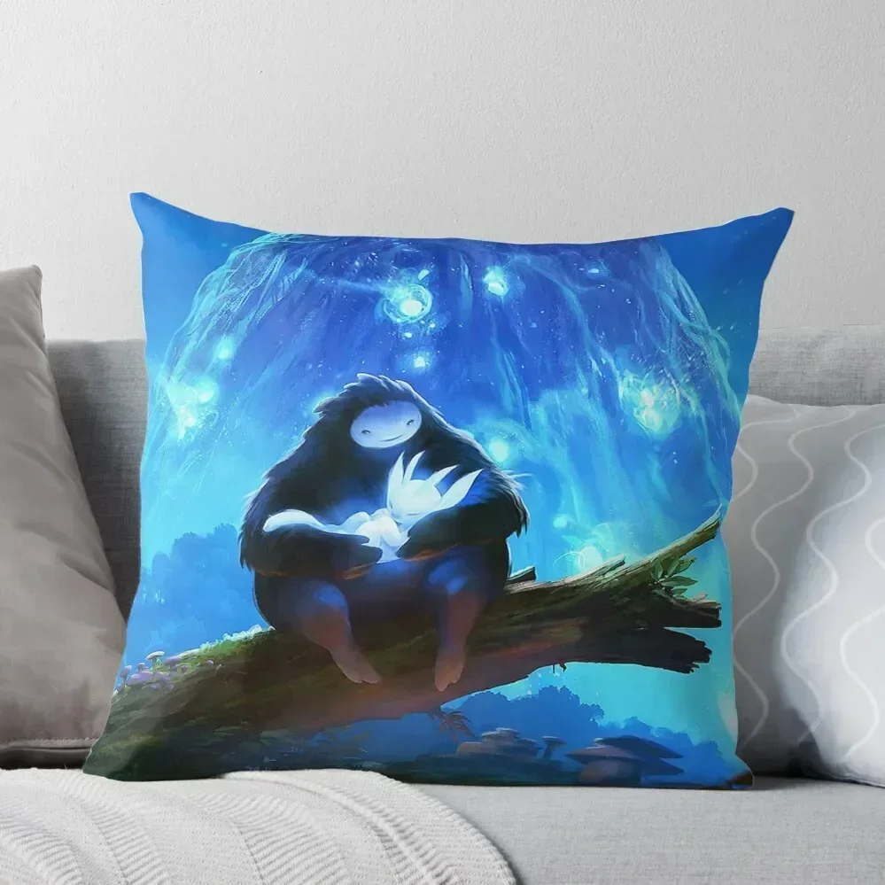 

Ori and the Blind Forest Throw Pillow Christmas s Covers Pillows Aesthetic Couch Cushions Couch Pillows pillow