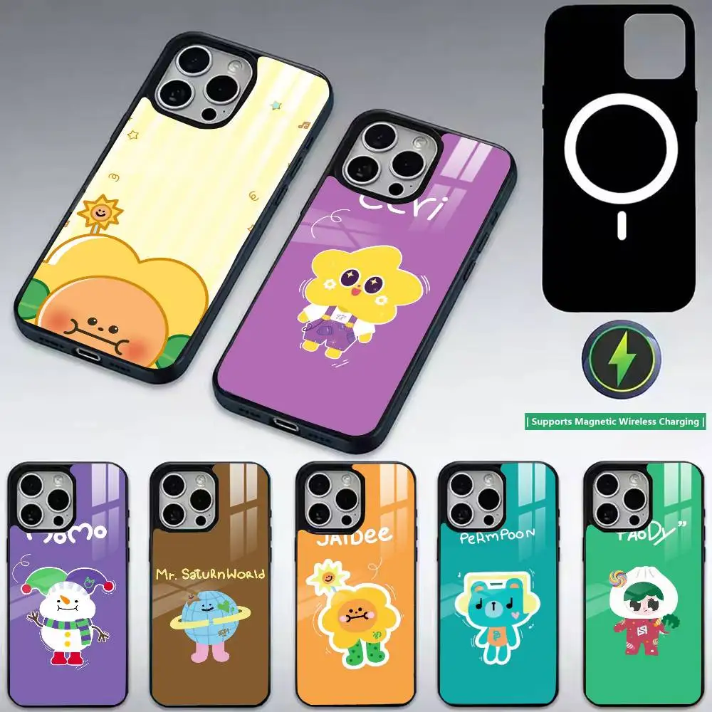 G-GMMTV mascot G-GMMTV Phone Case For iPhone17,16,15,14,13,12,11 Plus,Pro Supports Magnetic Wireless Charging