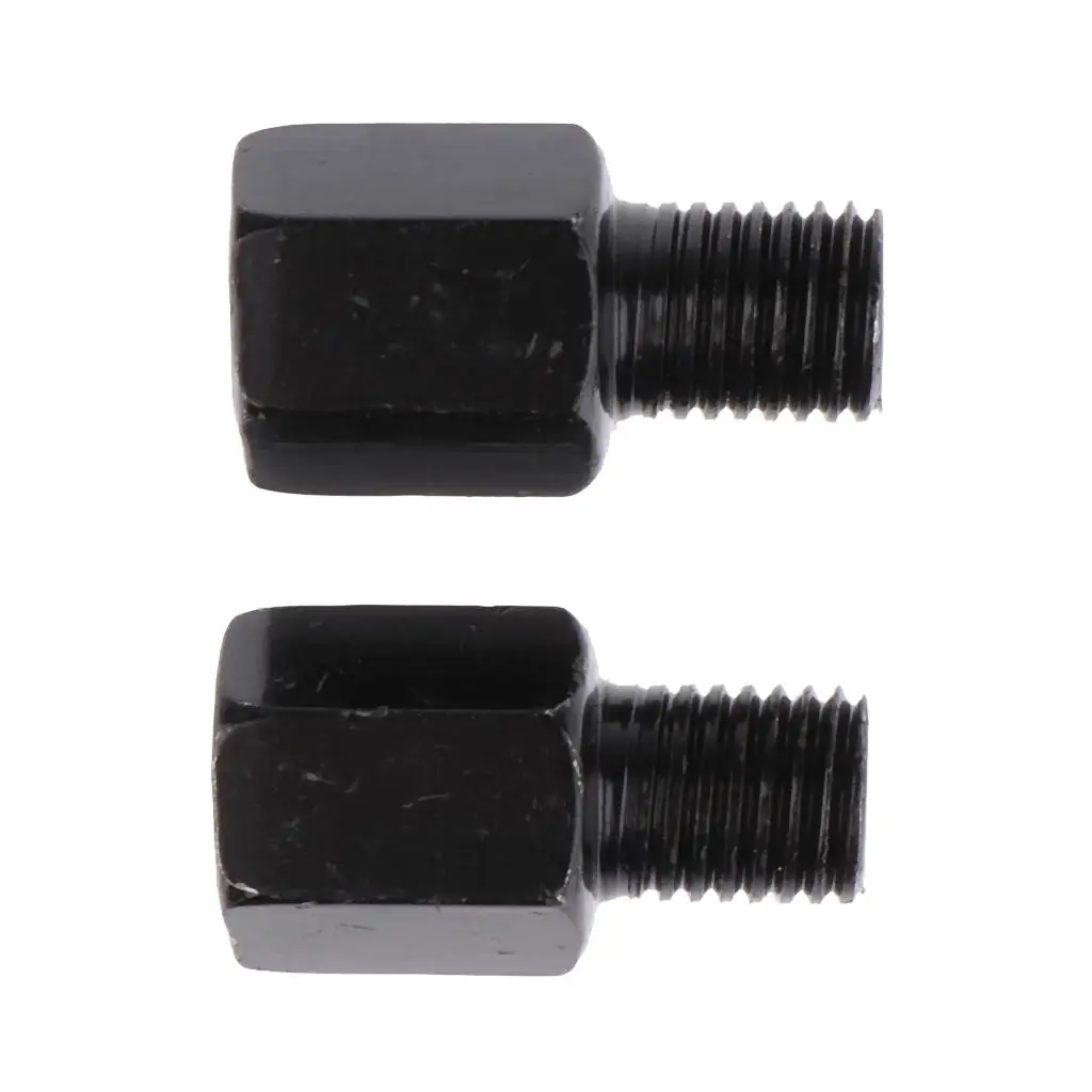Rearview Mirror Adapter 10mm Metal Positive Thread Screw Conversion for Motorcycle Steering Wheels and 50cc Scooter Handle
