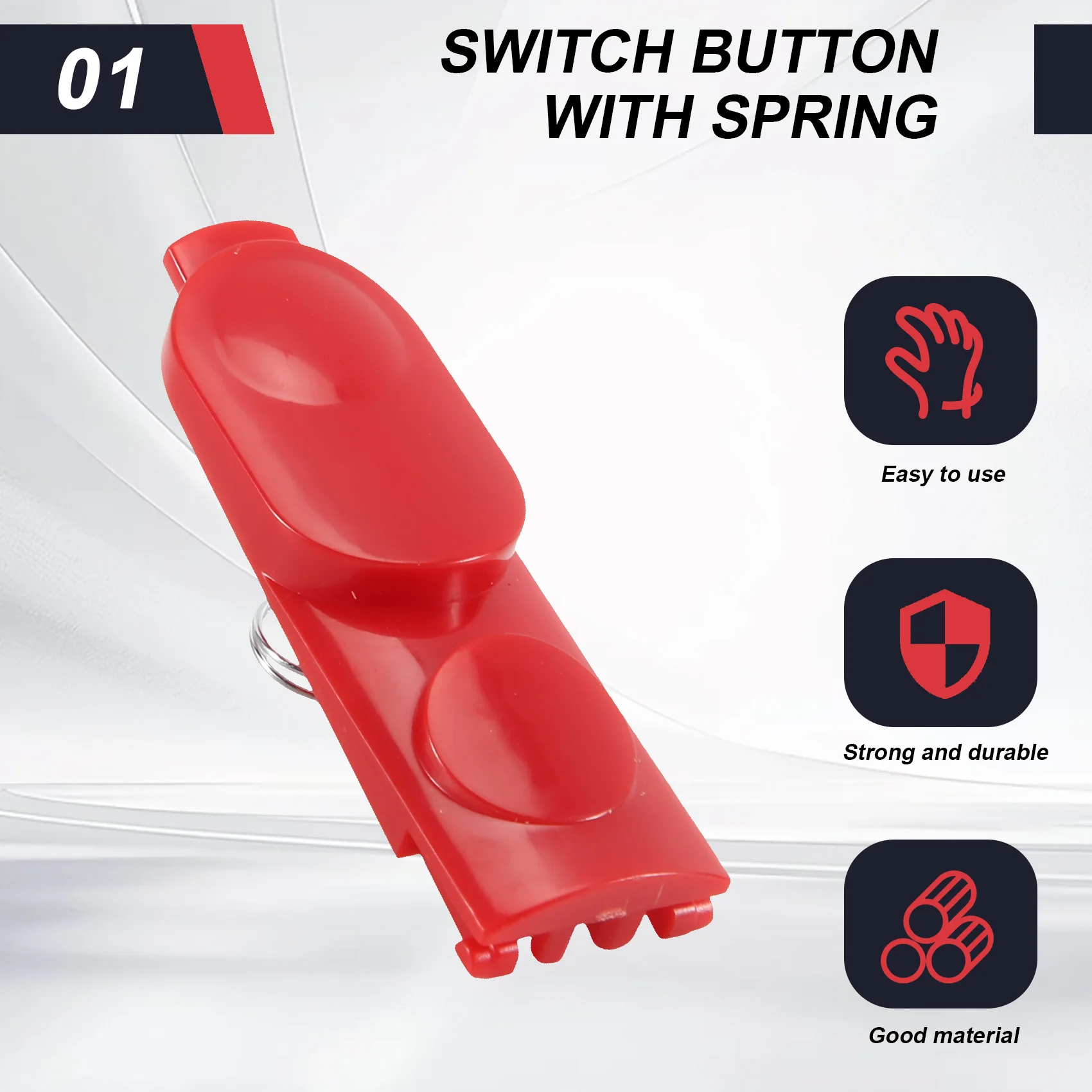 A23T Switch Button with Spring for Dyson V7 V8 V10 V11 V15 Vacuum Cleaner Head Clip for Latch for Tab, Replacement Parts