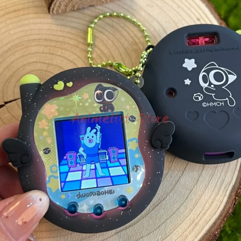 

Original Luo Xiaohei Tamagotchi Uni Protective Case Dustproof Silicone Shell Cartoon Custom Design Black Cat Anime Toy Girl Gift
