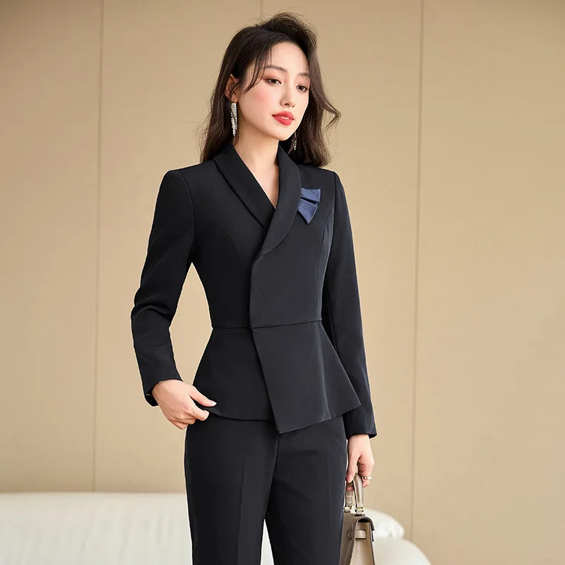 Suit Business Clothing Coat High-End Pavilion of Regimen Jewelry Shop Workwear Temperament Goddess Style Workwear Spring and Aut