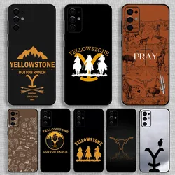TV S-Series Y-Yellowstone Phone Case For Samsung S24,S21,S22,S23,S30,Ultra,S20,Plus,Fe,Lite,Note,10,9,5G Black Soft Cover