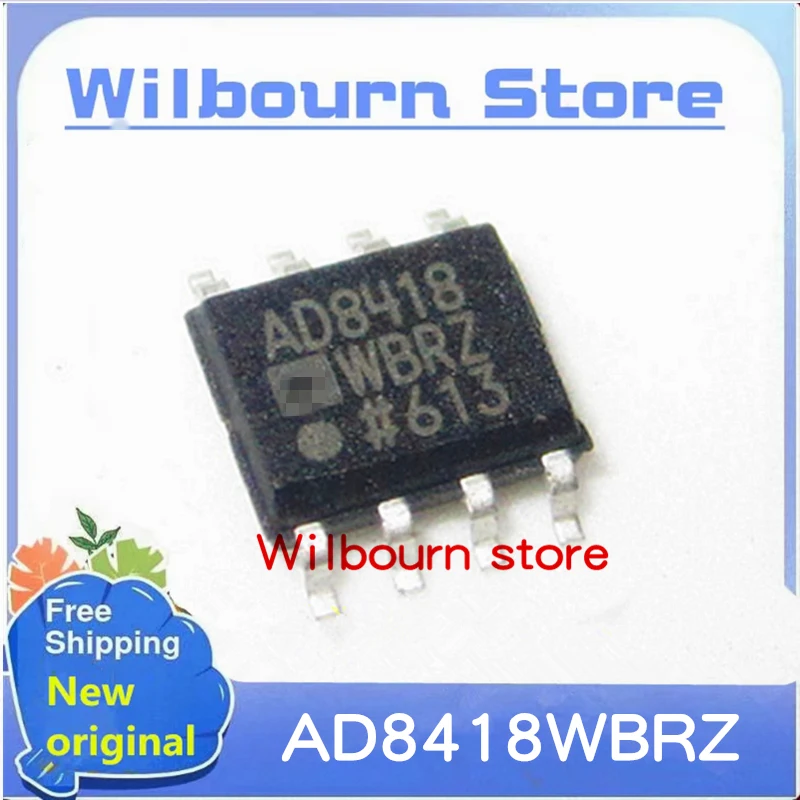 10PCS/LOT AD8418WBRZ AD8418WBR AD8418 WBRZ AD8418WBRZ-RL SOP-8 New original