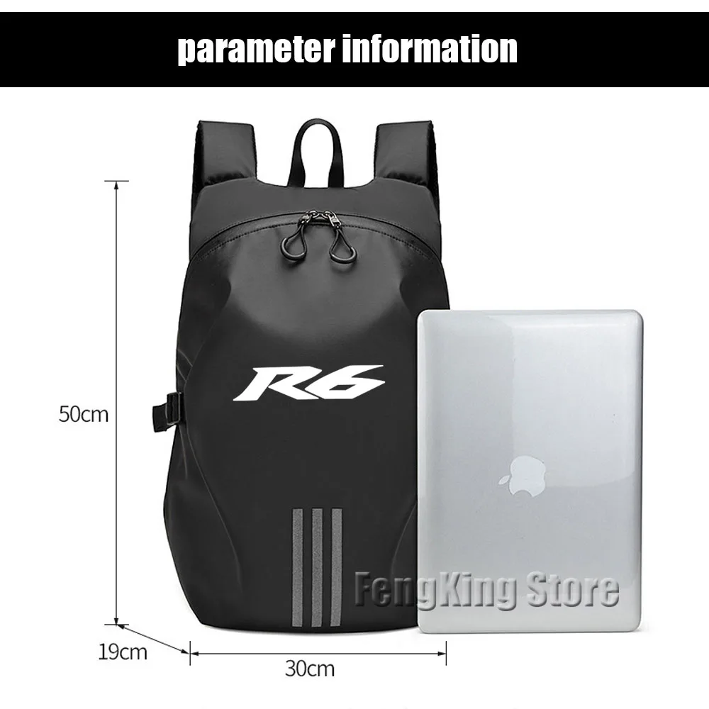 For Yamaha YZFR6 YZF R6 R6S  Knight backpack motorcycle helmet bag travel equipment waterproof and large capacity