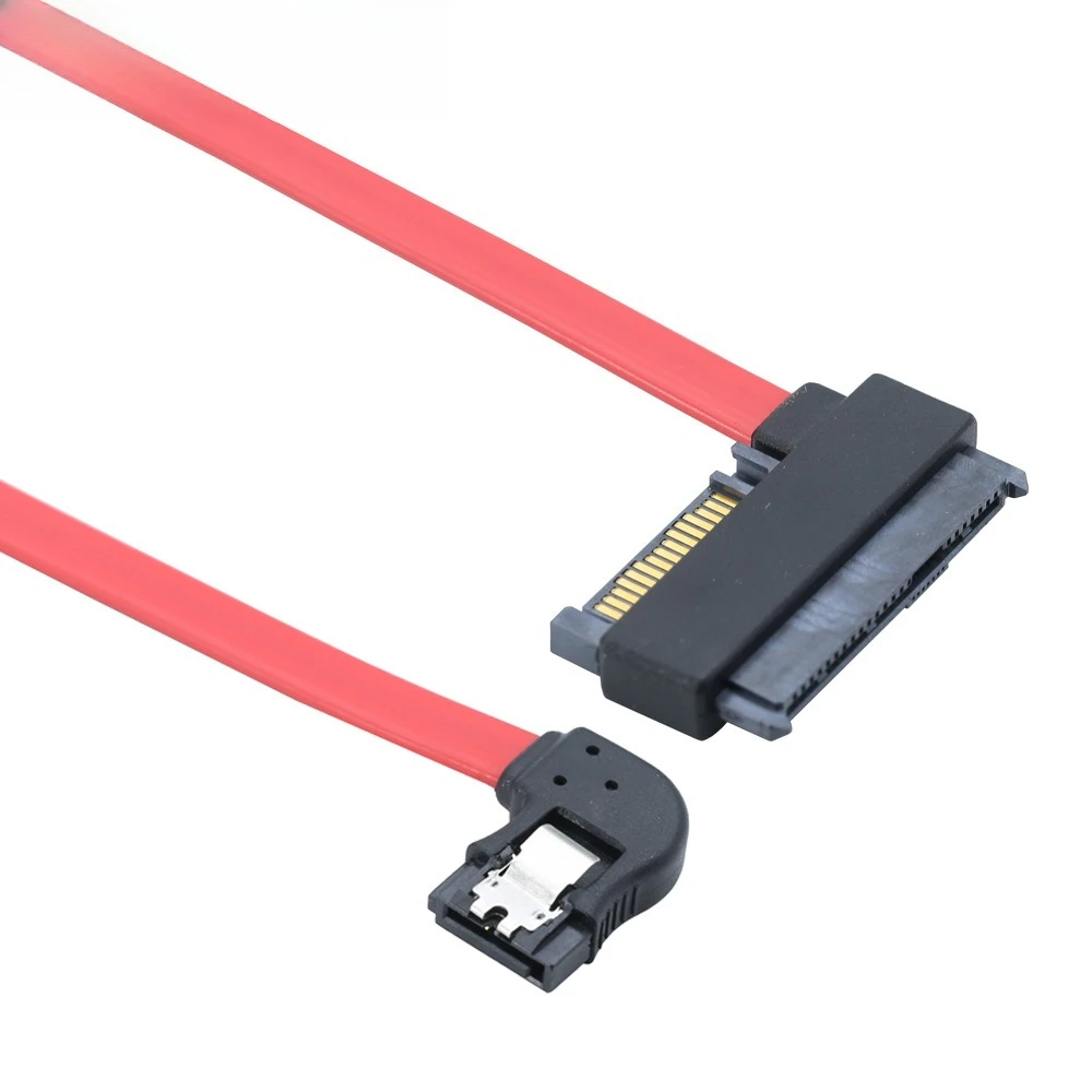 SAS SFF-8482 SAS 29 + 15P SATA a SATA 7P Cavo dati telaio rosso a giro destro con cavo adattatore schegge Lunghezza 0,5 M