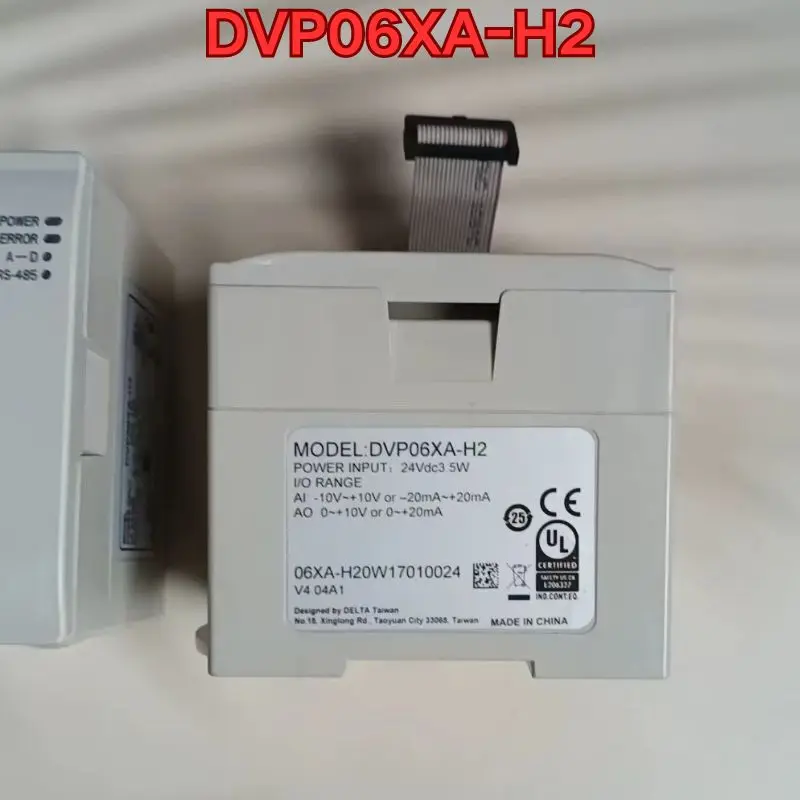 Second-hand PLC module DVP06XA-H2 function test is normal Latest Quote for 2026