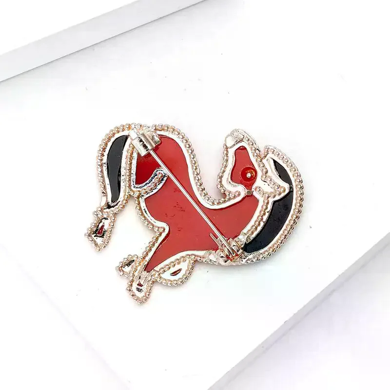 دبوس بروش حصان النار رمز 2026 - صدار شخصي على شكل حيوان متعدد الاستخدامات للملابس والإكسسوارات النسائية #3