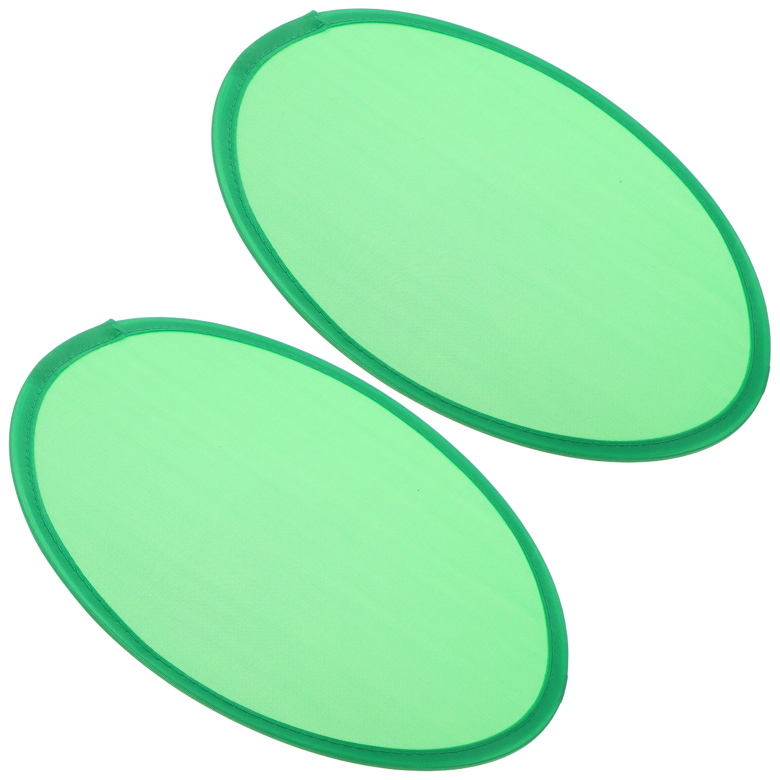 

2Pcs Japanese Mini Foldable Flying Disc Fans Portable Handheld Circular Fan for Festivals Parties Decorative Classic Foldable