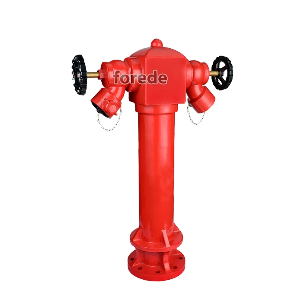 Wet Pillar Type 2 Way Fire Hydrant for FireFighting