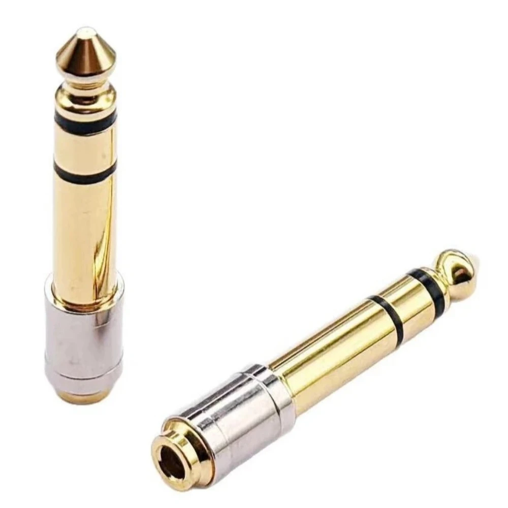 2PCS 3.5mm Female to 6.35mm Male Audio Adapter Jack 1/8