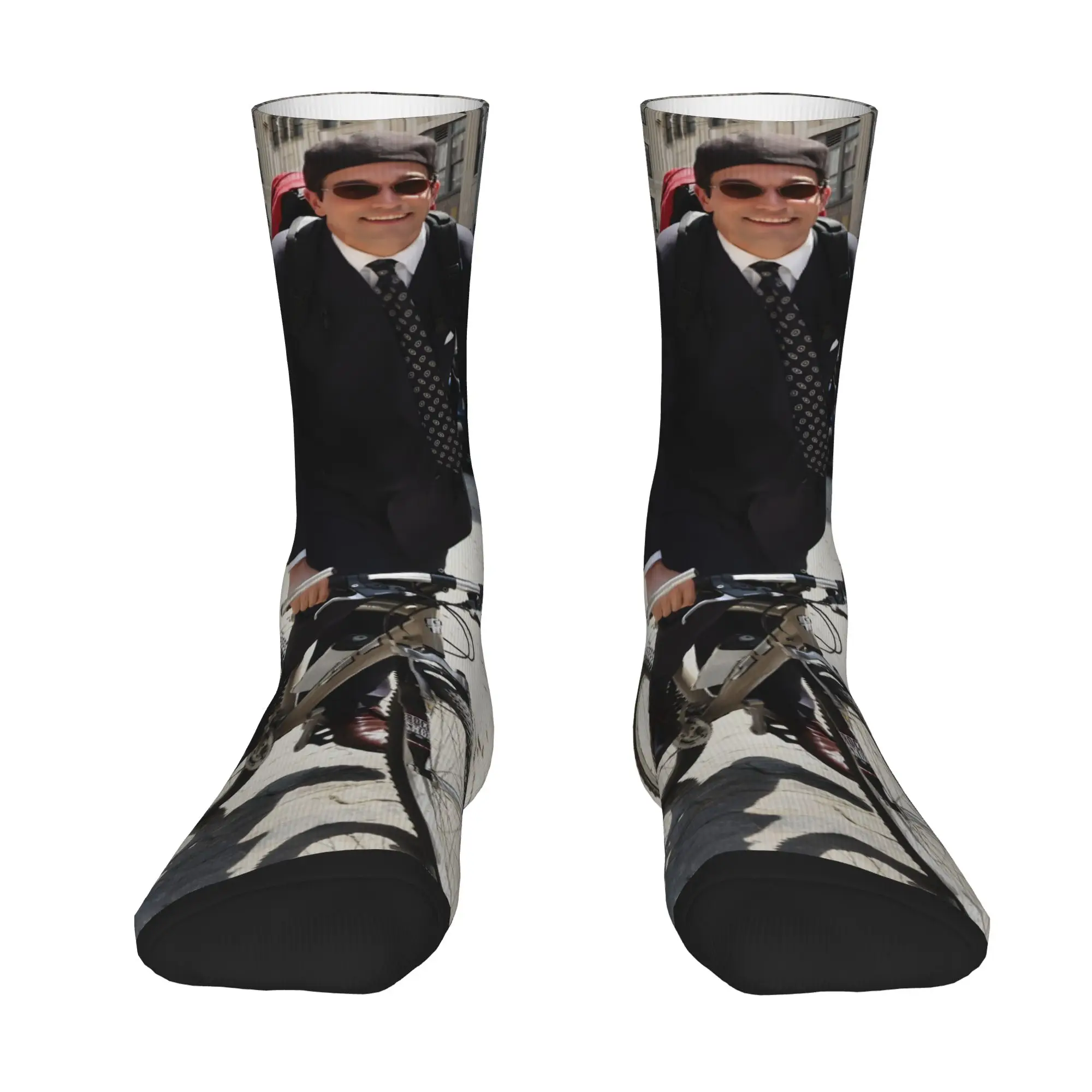 1 Pair Happy Funny Men's Sock Paul Anthony Kelly Vintage Harajuku  Street Style Novelty Seamless Crazy Sock Gift Printed