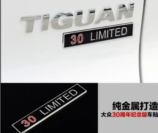 

Metal 30 Anniversary Limited Edition Car Trunk Rear Emblem Badge Decal Stickers