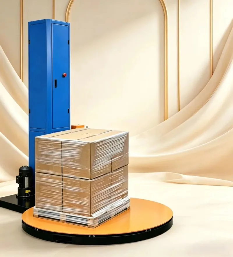 Premium Automatic Stretch Film Packaging Machine For Warehouse Pallet Protection Shrink Wrapping Machine Automatic