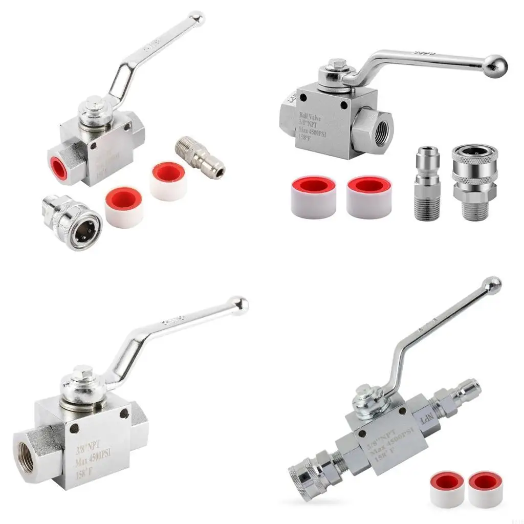 

581E 3/8Inch Shut Down Valves Highly Pressure Washer Valves for Power Washer Hose