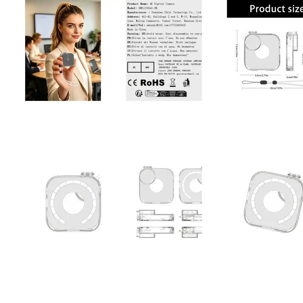 Clear Shell Voice Recorder Cover with Rounded Corner Coverage for Desk Use, Meeting Carry, Daily Storage, Trip Carry, and Class