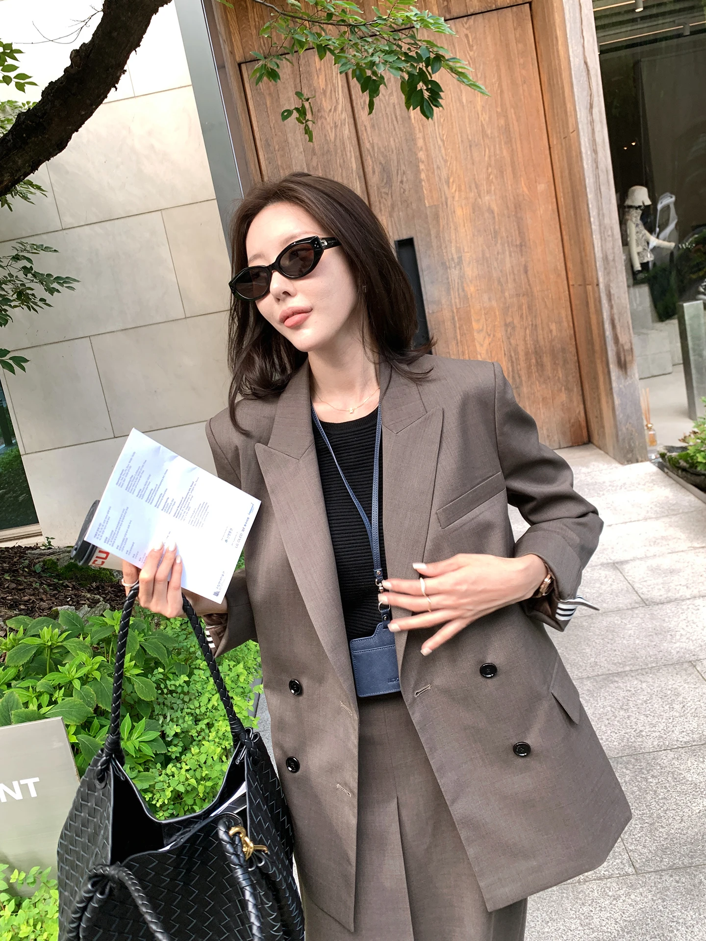 

Комплект LIYSENIOR Marzotto: повседневный женский костюм для осени, новый топ и юбка, модная одежда для взрослых