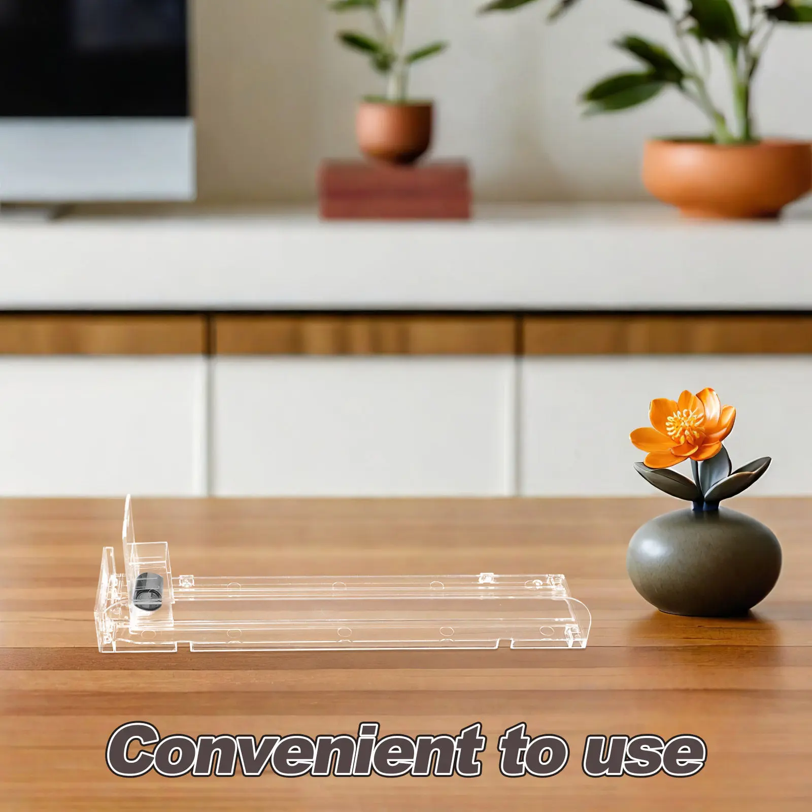 5 Pcs Acrylic Smoke Pusher Cigarette Display Stand Tray Automatic Rack for Retail Countertop Dispenser