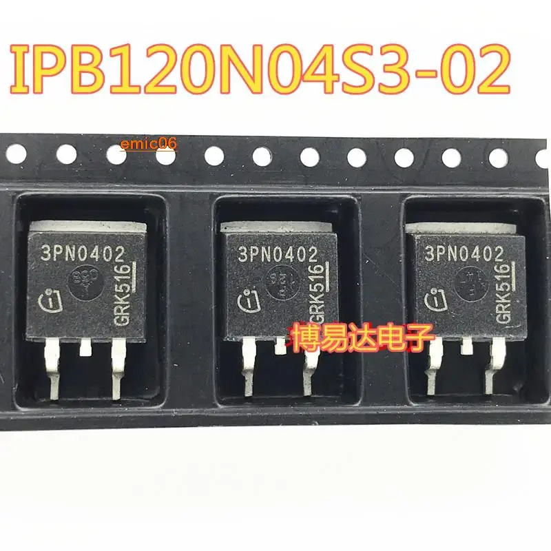 

5 шт., Оригинальные запасные части 3PN0402 IPB120N04S3-02 MOS TO-263