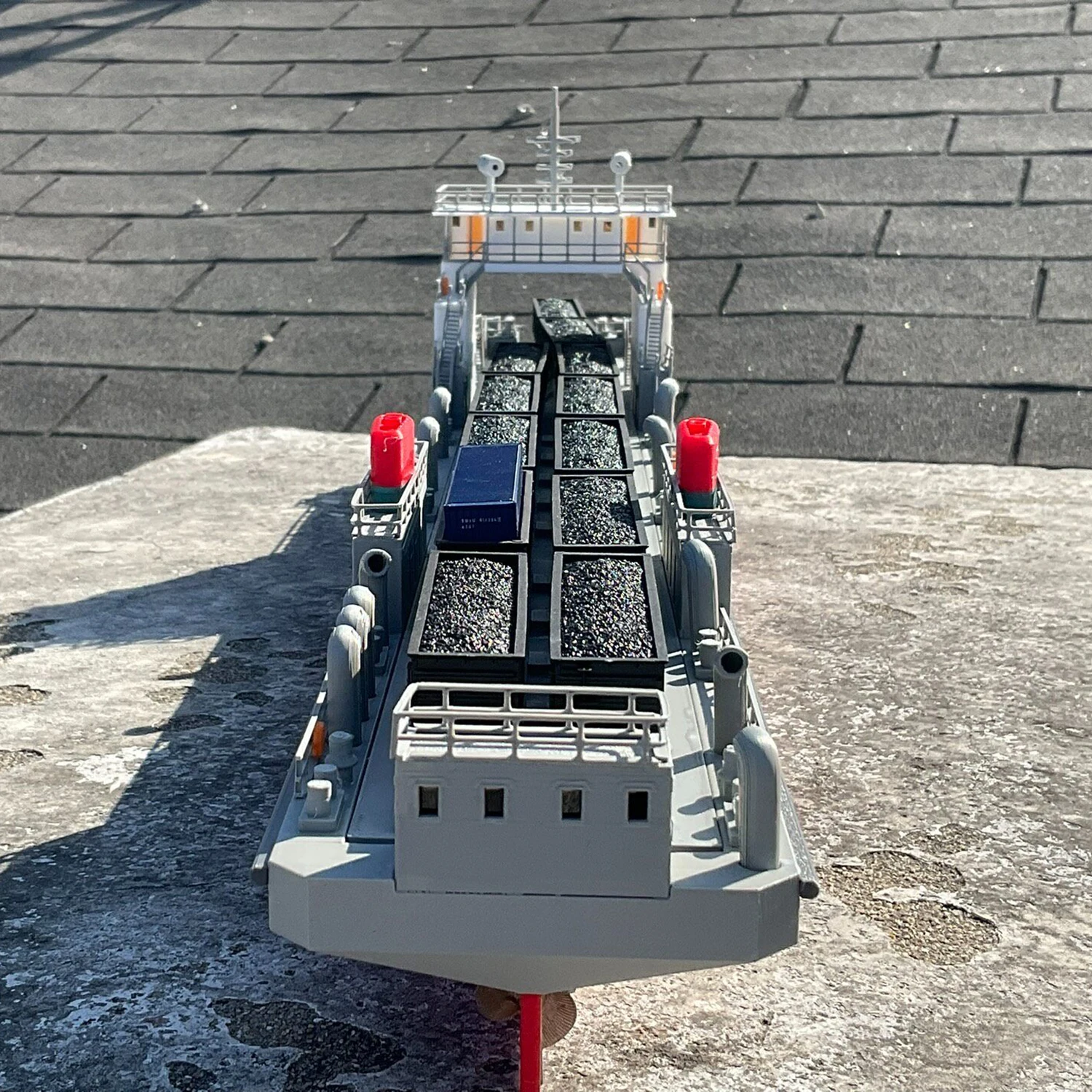 67cm Wuhan Train Ferry Ship Assembly Model 3D Printed Forming Ships Static Model Ship Toy
