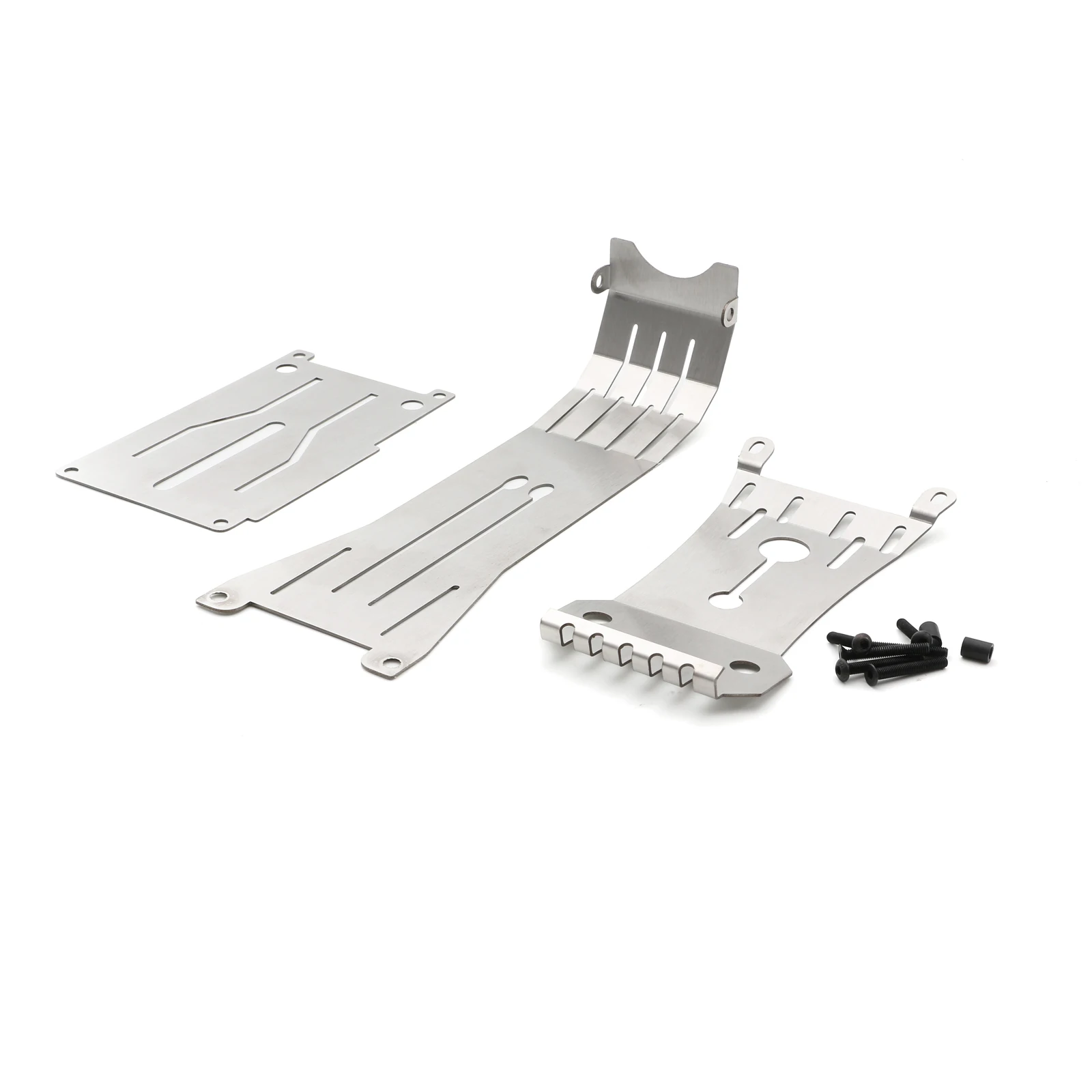 ステンレス鋼シャーシアーマースキッドプレートアクスルプロテクタータミヤホットショット II 2024 58737 1/10 RC カーアップグレードパーツアクセサリー