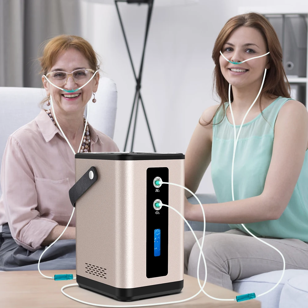 Home Use 450ML Hydrogen Inhalation Machine 99.99% Hydrogen Water Generator Ionizer Oxygen&Hydrogen Generator