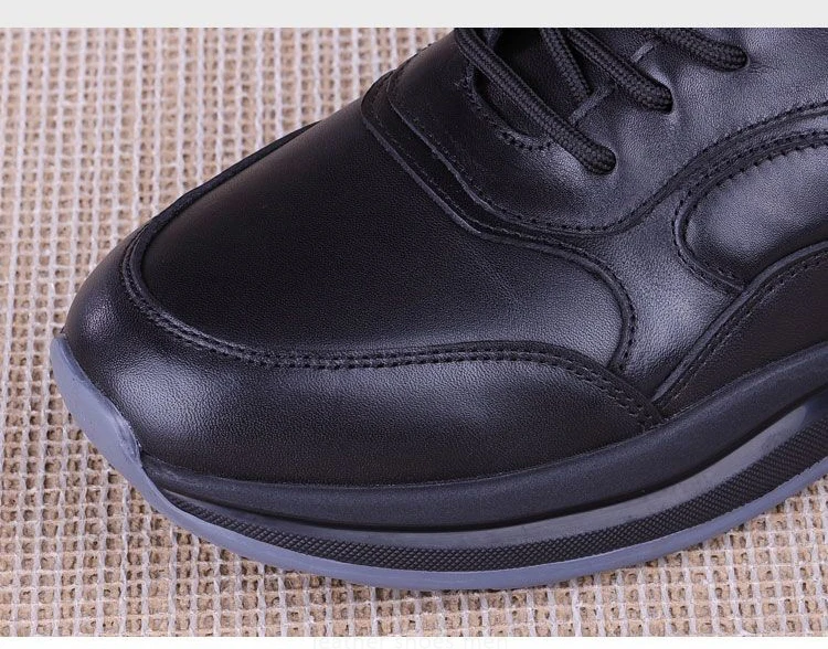 Genuine Leather Shoes Men Walking Athletic Casual Soft Cowhide Sneakers Outdoor Famous New Classic Brand Imported Sports Running