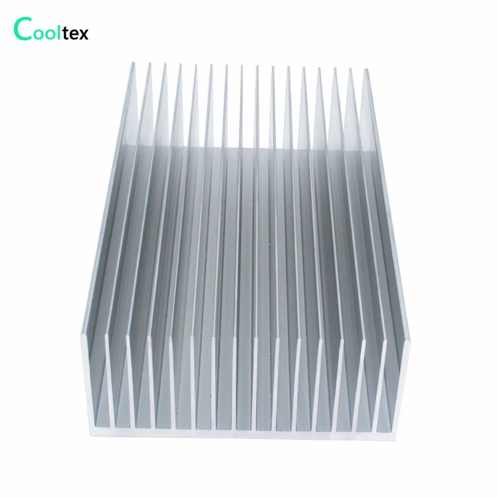 Aluminum Heatsink 200x120x55mm Heat Sink Cooler for LED Electronic Chip Heat Dissipation Cooling