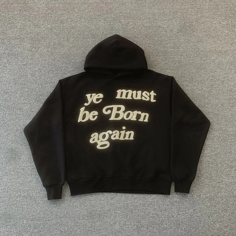 

Black Loose Kanye West CPFM.XYZ Printing Hoodies High Quality Cotton Sportswear Casual Men's And Women's Sweatshirts