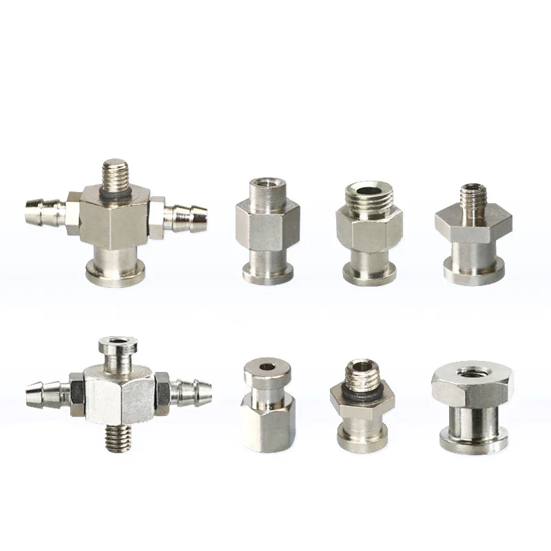 5PCS Manipulator Vacuum Sucker Fittings Hardware Adapter M4 M5 Thread Big Head Small Head Pneumatic Accessories Suction Cup Base