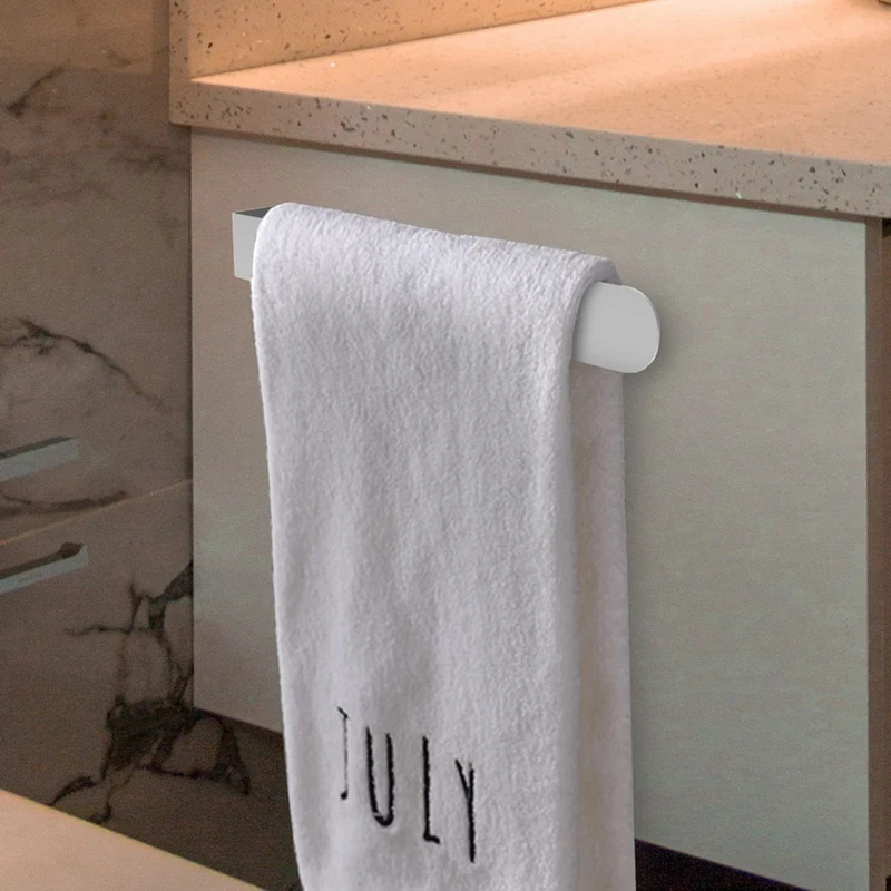 TKOH-Hand Towel Holder,Hand Towel Bar,Self Adhesive Bathroom Towel Bar Stick On Wall,SUS 304 Stainless Steel Brushed