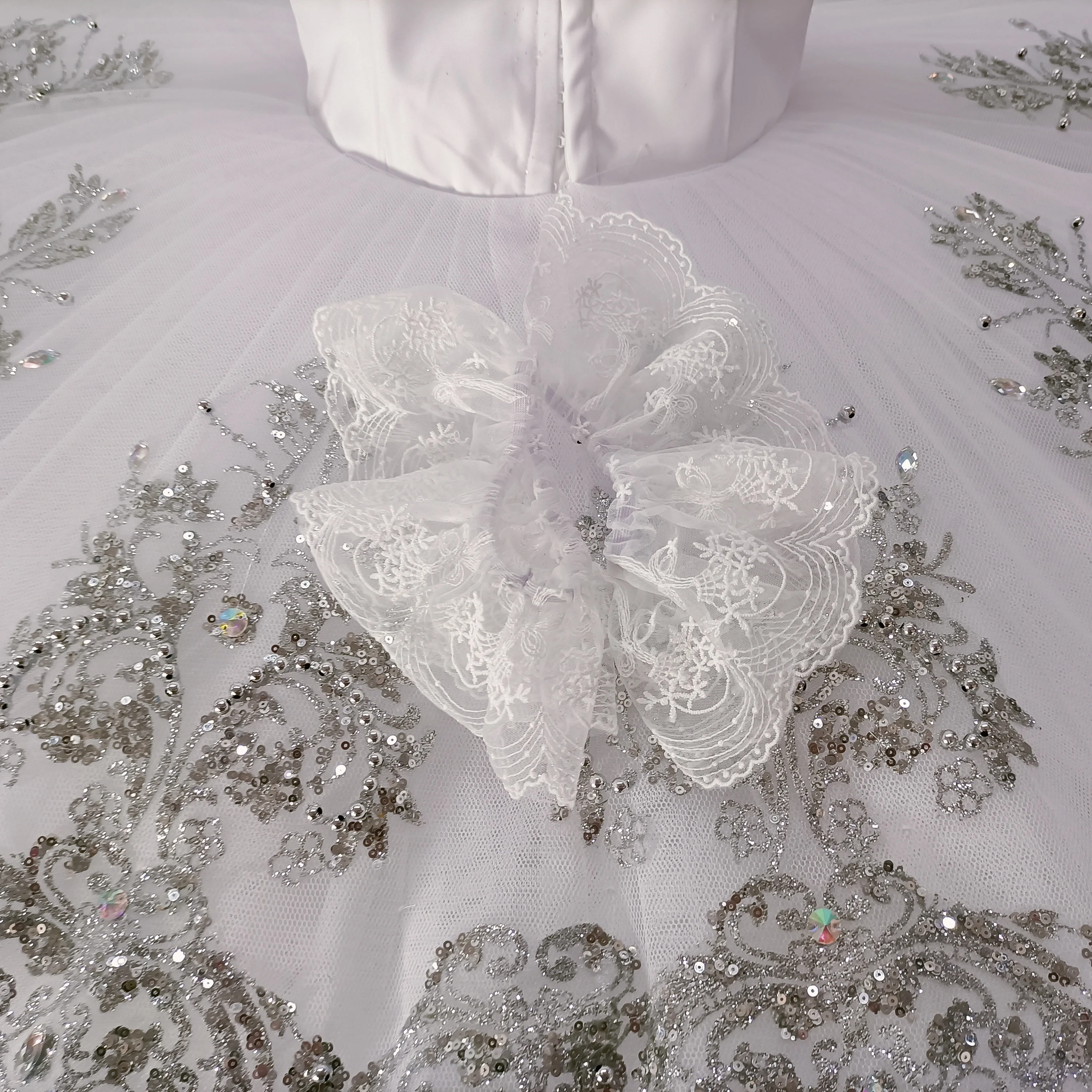 Wysokiej jakości, tania, 7-warstwowa odzież sportowa, szyta na miarę, w dowolnym kolorze, dla dzieci, dziewcząt, kobiet i dorosłych, srebrno-niebiesko-biała baletowa spódniczka tutu.