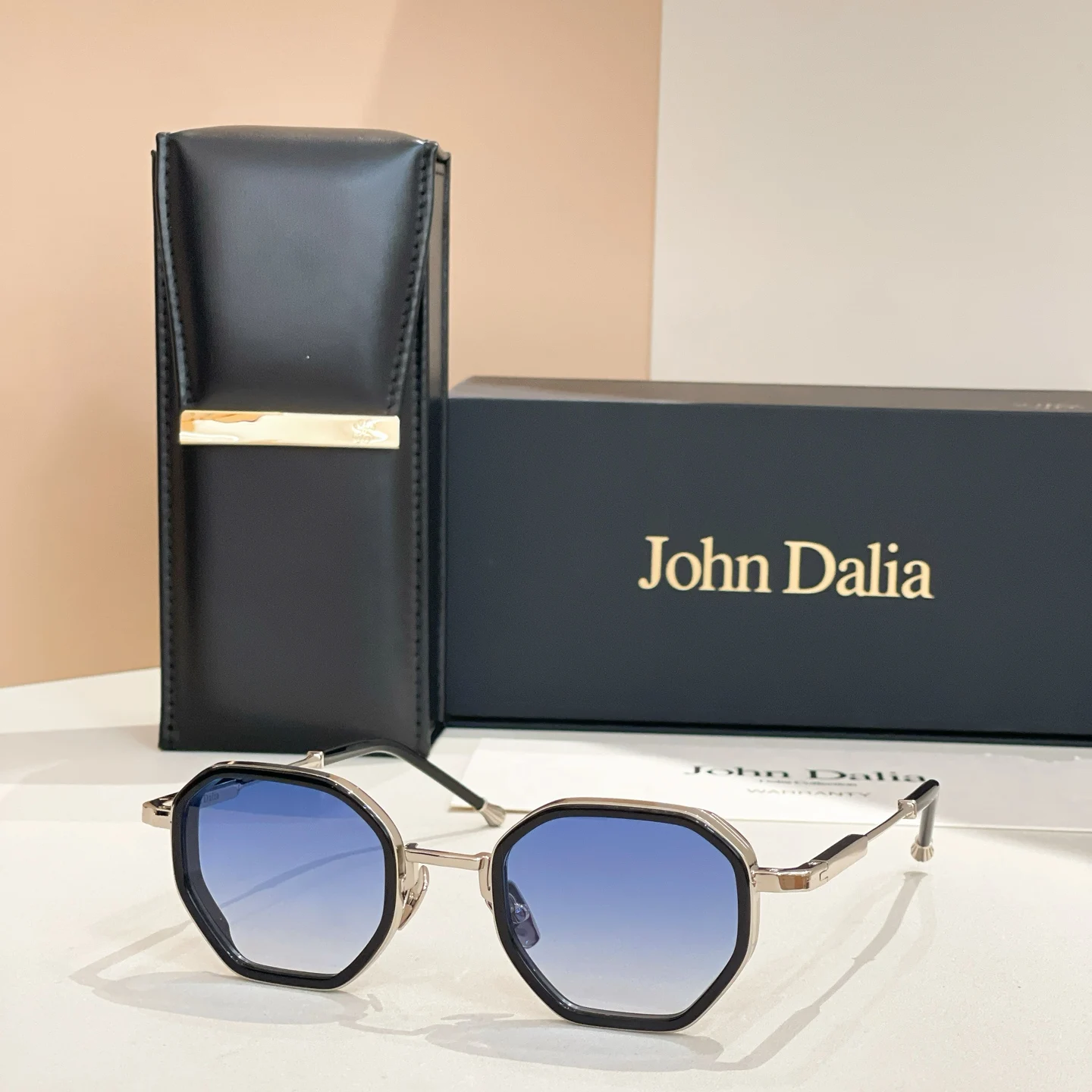 Vierkante Designer Voor JOHN DALIA JD Harrison Zonnebril Mannen Vrouwen UV400 Hoge Kwaliteit Street Fashion Klassieke Brillen Met Doos