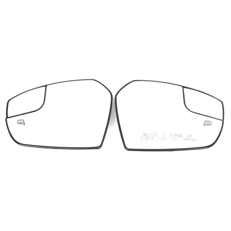 2PCS Set Left+Right Rear View Heated Mirror Glass Lens for Ford Escape 2017-2018 GJ5Z17K707A GJ5Z17K707G