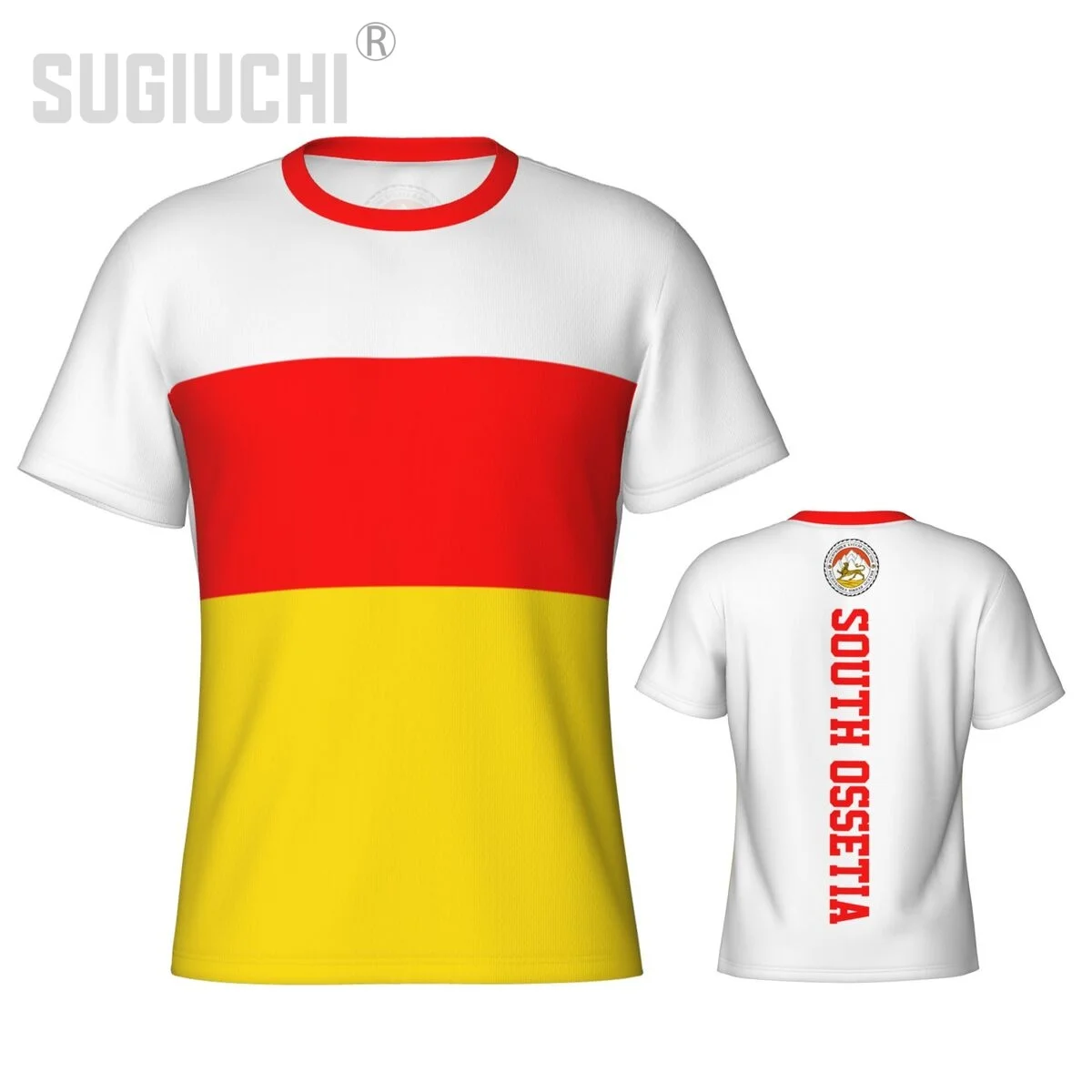 Tight Sports T-shirt South Ossetia Flag South Ossetians 3D For Men Women Tees jersey Soccer Football Fans Patriotic T shirt