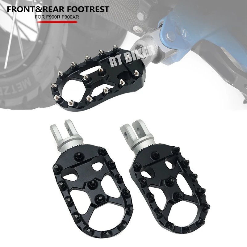 

Motorcycles Front&Rear Footrest Adjustable Foot Pegs Rotatable Foot Pegs Rests Fit For BMW F900XR F900R F900 R/XR F 900R 900XR