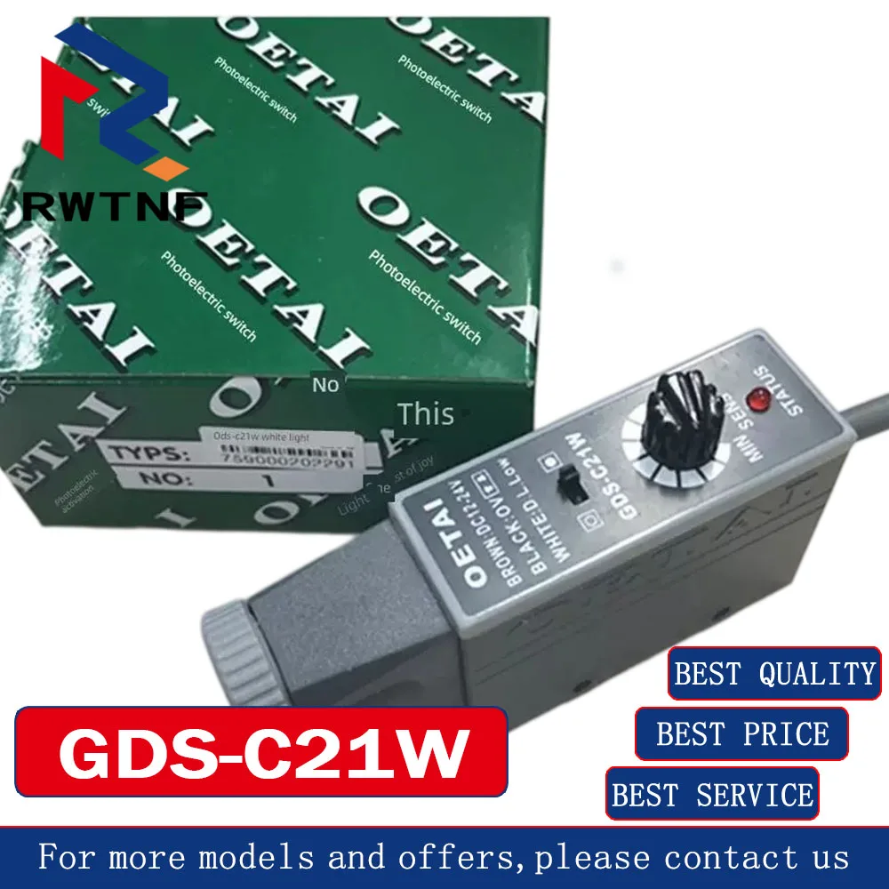 Brand New Genuine GDS-C21W OETAI White light; photoelectric eye tracker; color mark photoelectric, 100% Original Warehouse Stock