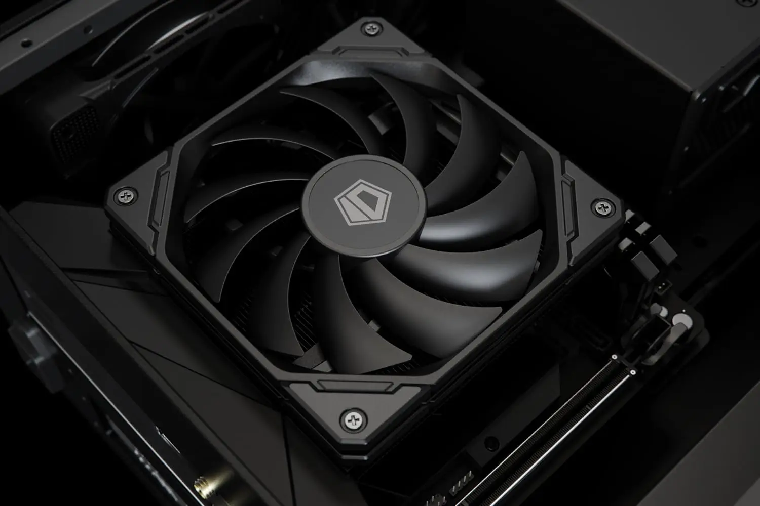 ID-COOLING IS-67-XT Black CPU Cooler Low Profile 67mm Height  CPU Air Cooler 6 Heatpipes 120x120x15mm Slim Fan,For LGA1700/AM5