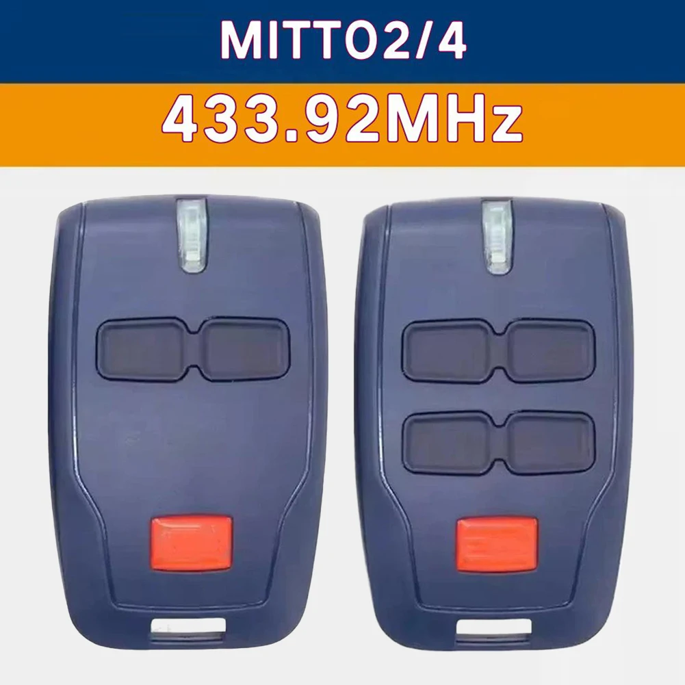 1-5Pcs BFT Control Remote 433.92MHz Secure Rolling Code Wireless Controller for Garage Door Opener For Mitto 2 Clonix U-Link