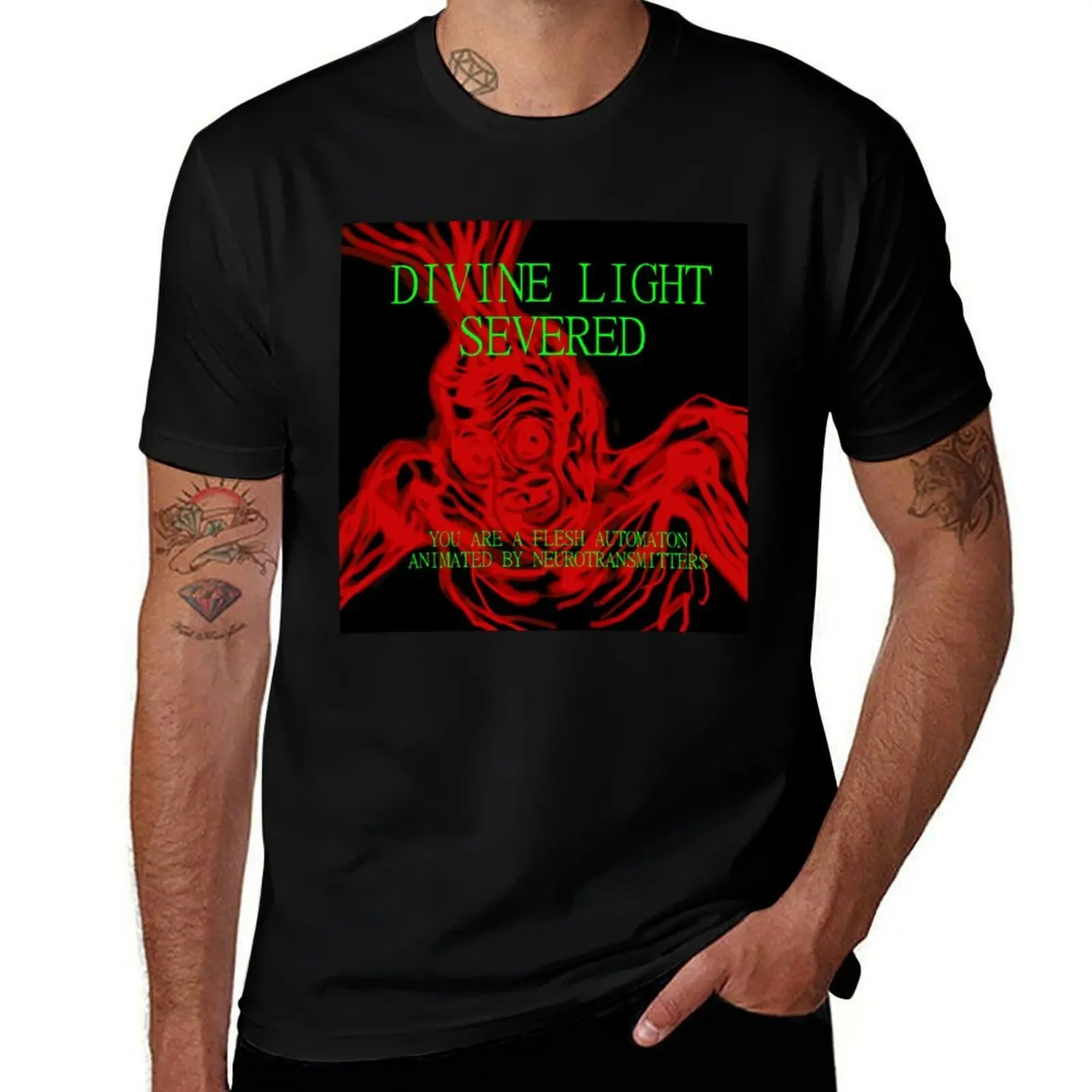 DIVINE LIGHT SEVERED - T-shirt Cruelty Squad à coupe décontractée, haut décontracté à manches courtes