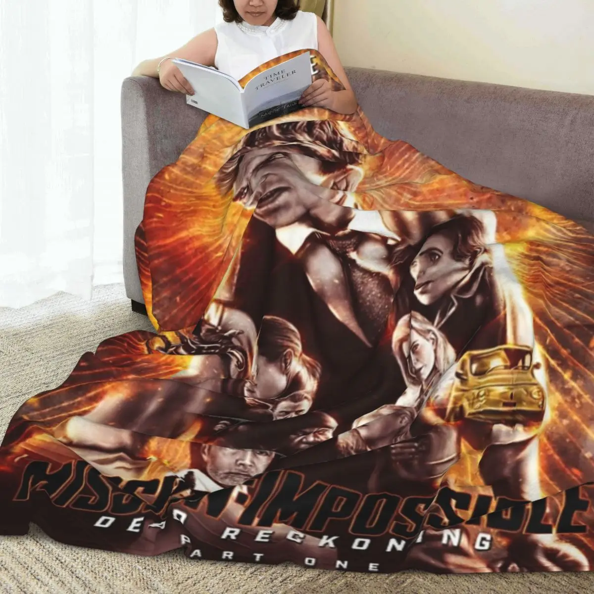 Throw Blanket Mission Impossible Dead Reckoning Part One Alternative Micro Fleece Blanket Portable For Sofa AntiPilling Blanket